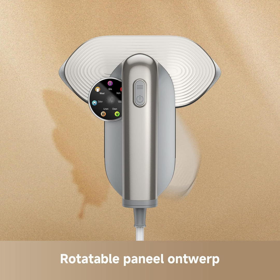 DREAME P7 Vertikaler Dampfbügeleisen, tragbares Bügeleisen, um 90 ° drehbares Dampfpanel, geeignet f