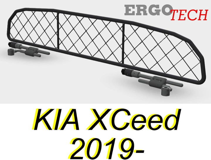 ERGOTECH Trennnetz Trenngitter für KIA XCeed (ab BJ 2019), RDA65-HXXS8, für Hunde und Gepäck