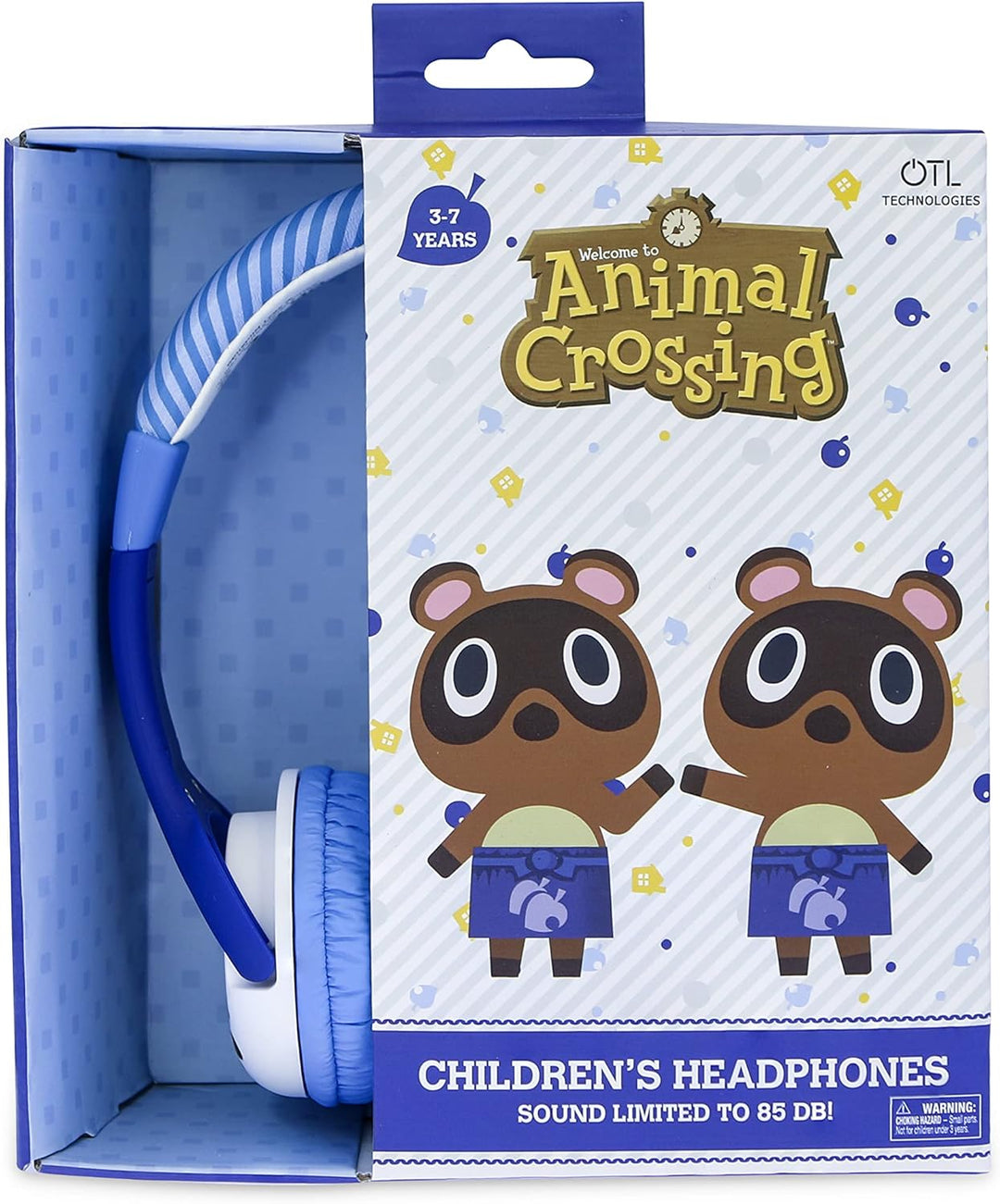 OTL Technologies Animal Crossing Timmy and Tommy Kinder-Kopfhörer, kabelgebunden, Blau