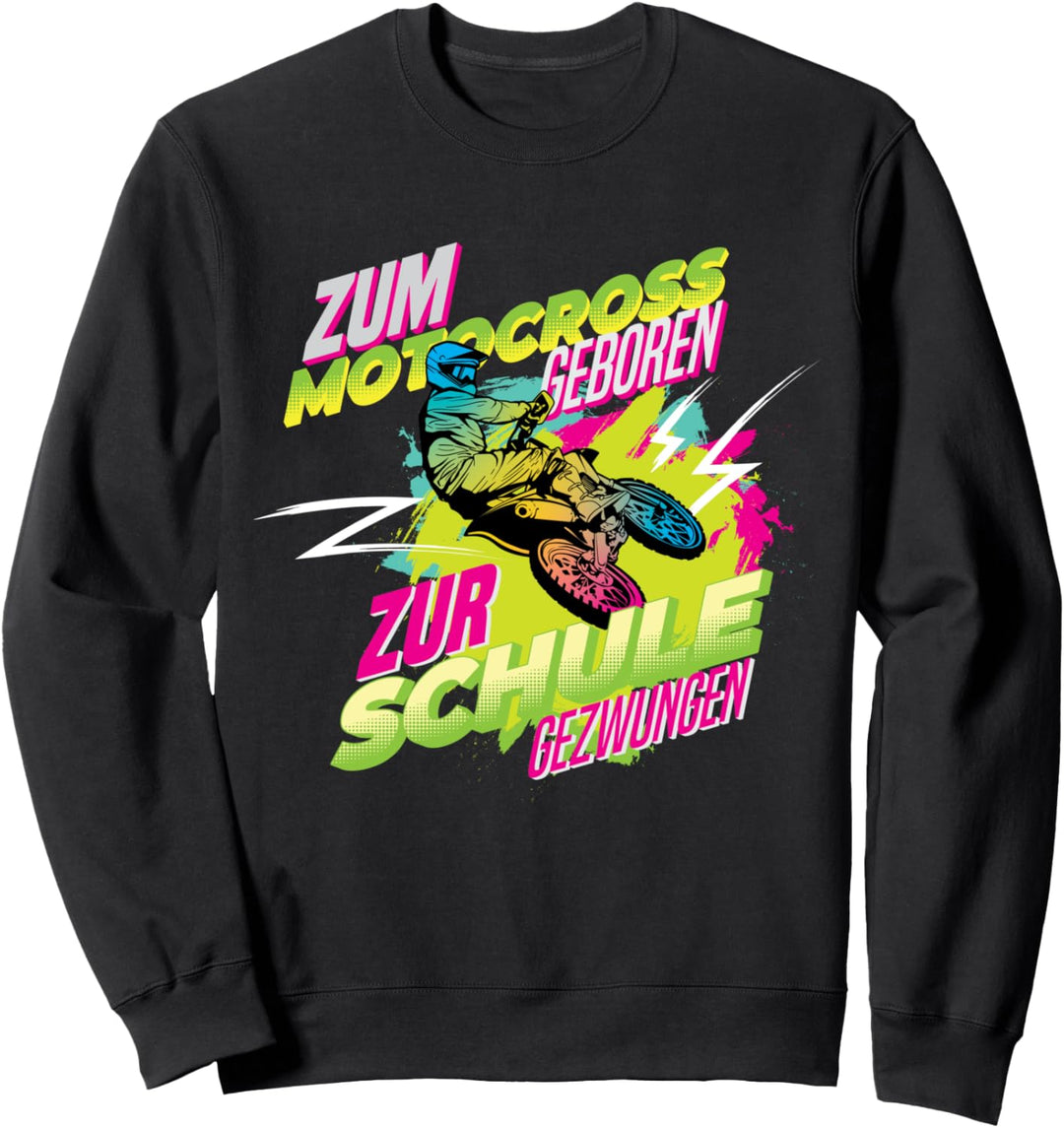 Motocross Motorradfahrer Motorrad Motorsport Sweatshirt