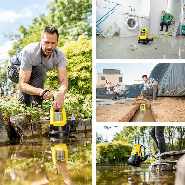 Kärcher Tauchpumpenbox SP 22.000 Dirt inkl. C-Kupplung, 20 mtr. Bauschlauch & Kunststoffbox