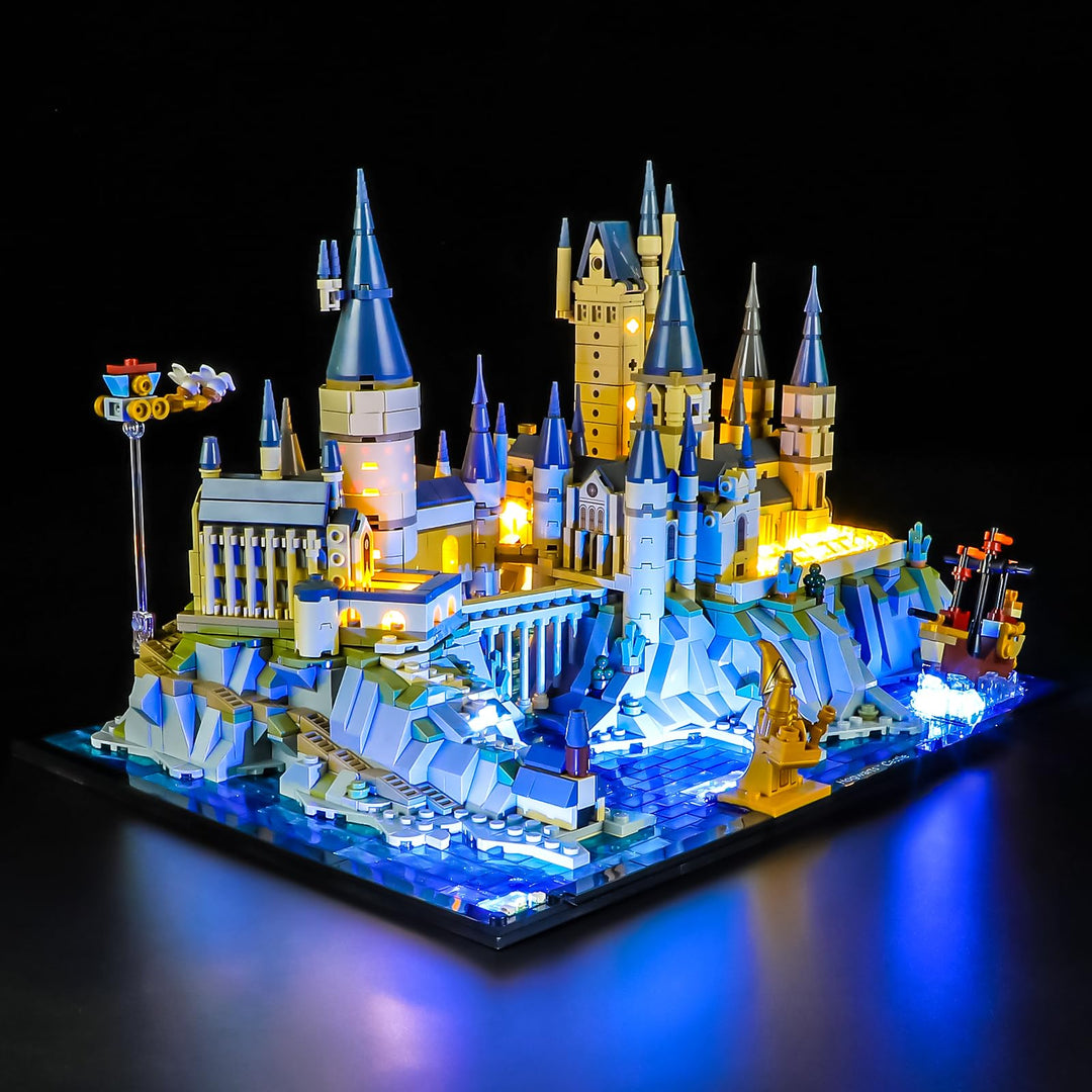 BRIKSMAX 76419 Led Licht für Lego Schloss Hogwarts mit Schlossgelände - Compatible with Lego Harry P
