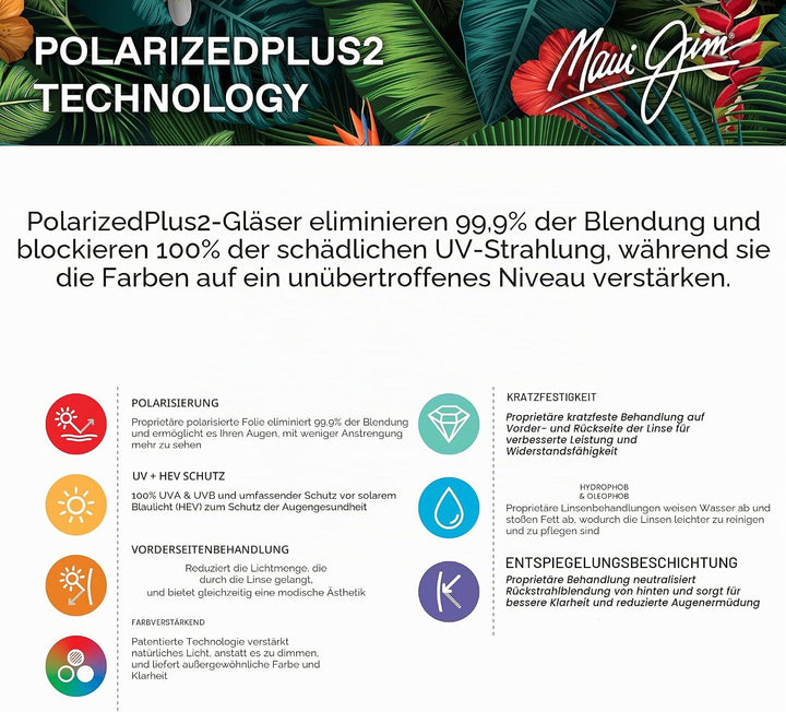Maui Jim Glänzend Schwarz, Glänzend Schwarz