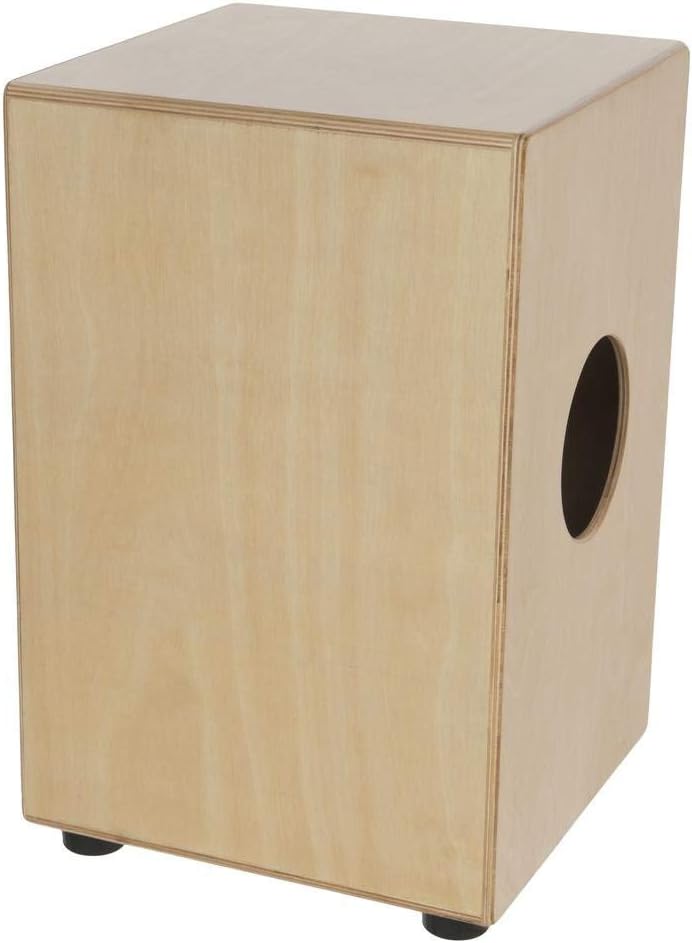 DIMAVERY CJ-500 Cajon, Walnuss, verstellbar | Mit verbessertem Snare-System | Inkl. gepolsterter Tas