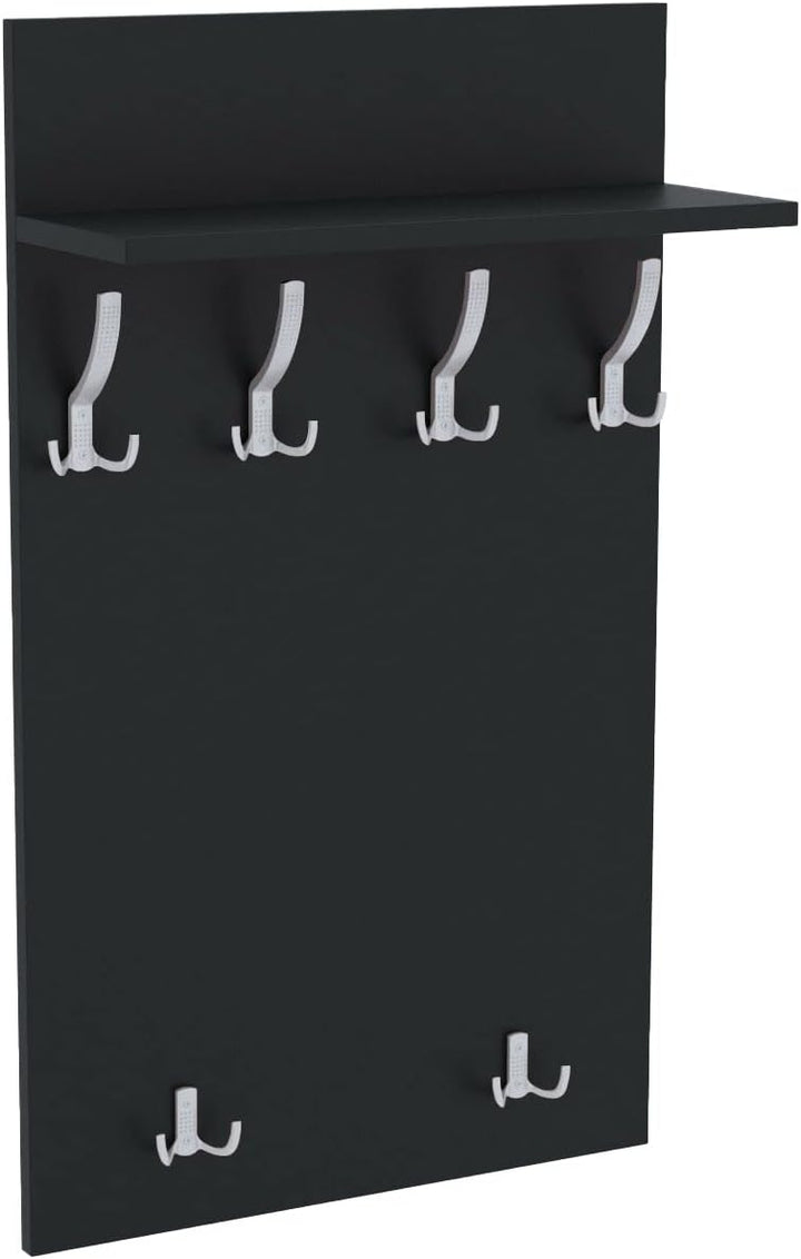 AKKE 120x60 | MAXI Garderobenpaneel Wandgarderobe Garderobe Wandpaneel Kleiderstange ALUMINIUM | ANT