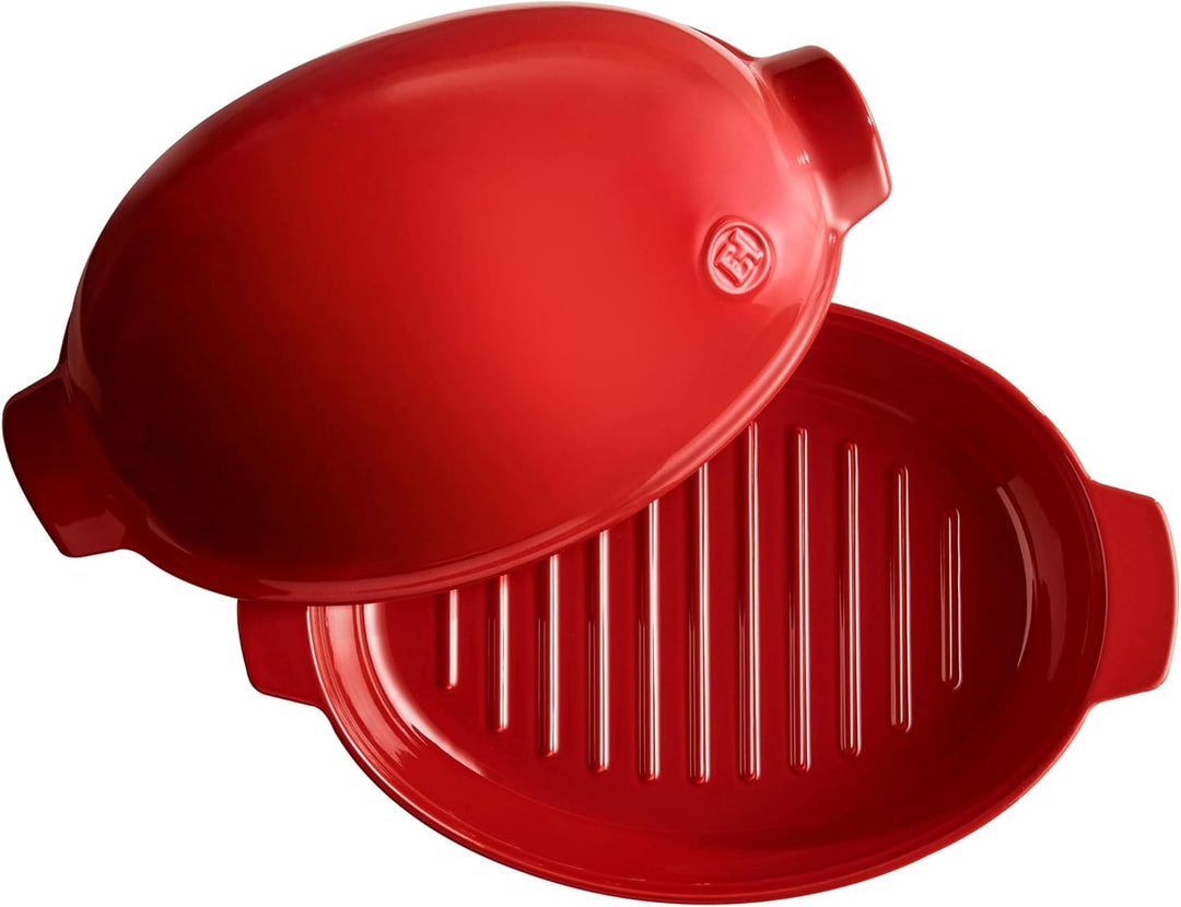Emile Henry VPC Backofen Backstein, Keramik, Grosser Cru, XL, Grosser Cru