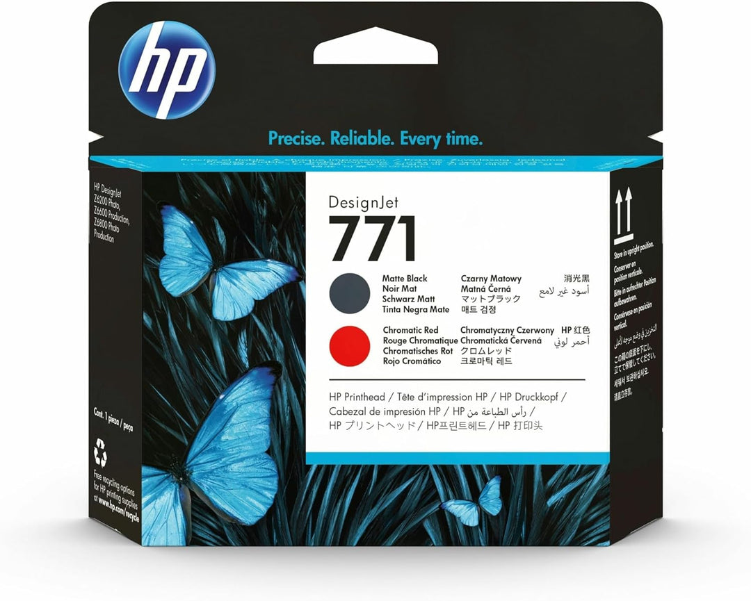 HP CE017A 771 Original Druckkopf matt schwarz undchromatischrotStandardkapazität1er-Pack