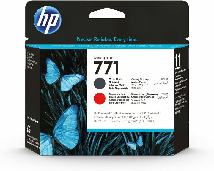 HP CE017A 771 Original Druckkopf matt schwarz undchromatischrotStandardkapazität1er-Pack