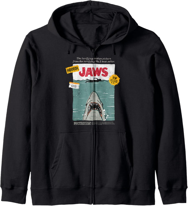 Jaws Retro VHS Cover Kapuzenjacke