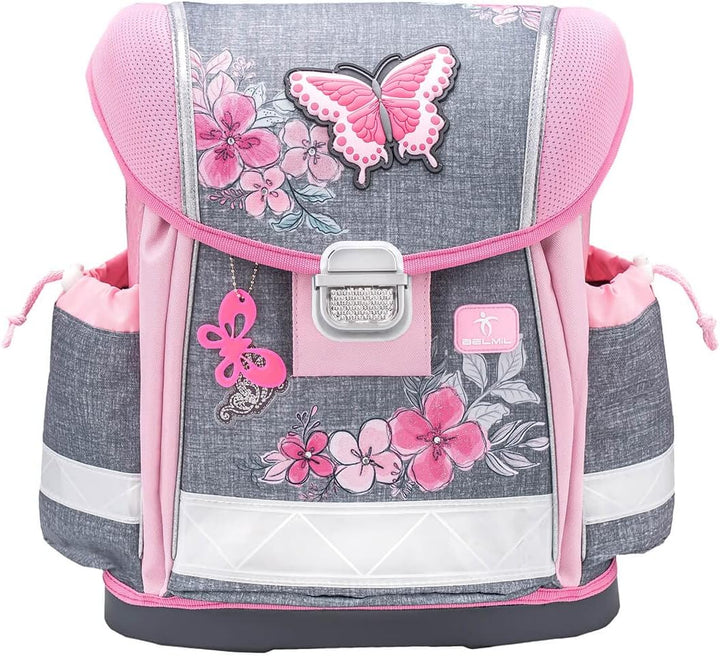 Belmil Classy Schulranzen Set 4 - teilig (403-13/AG/S) Elegant, Elegant