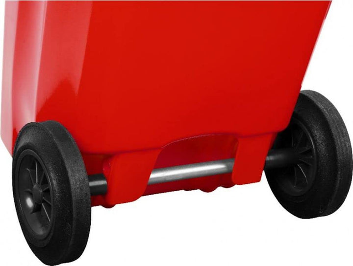 PROREGAL 2-Rad-Mülltonne MGB | HDPE-Kunststoff | HxBxT 94,5x48x54cm | Fassungsvermögen 120 Liter | R