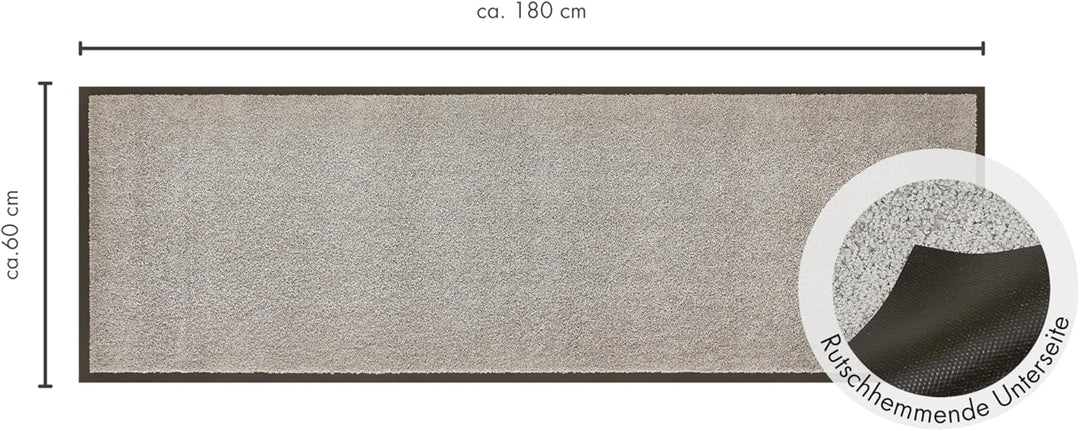 andiamo Fussmatte Verdi - Schmutzfangmatte für den Hauseingang - ideal als Fussmatte innen oder als