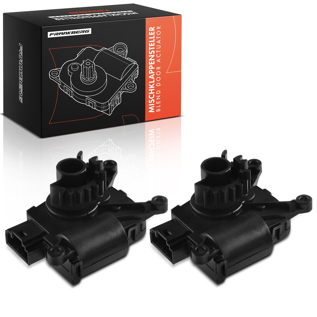 Frankberg 2x Stellmotor Umluftklappe Stellelement Mischklappe Kompatibel mit A3 Q3 Leon Octavai I II