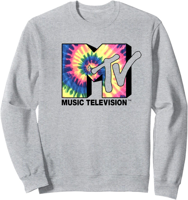 MTV Music Television Tie Dye Logo Sweatshirt