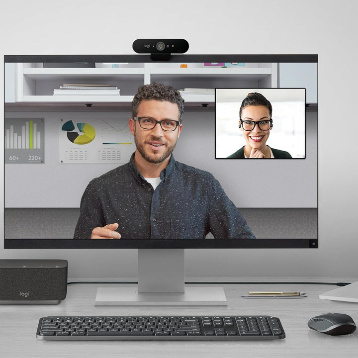 Logitech - Logi Dock, All-in-One USB C Laptop- Dockingstation, Lautsprecher, Noise Cancelling Mikrof