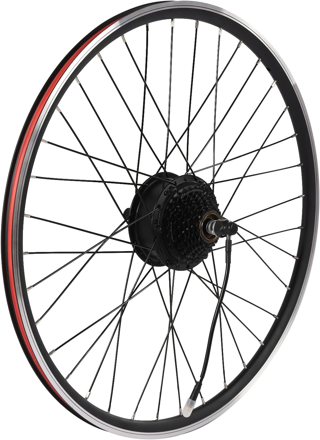 28"/29"/700C 36V 250W Ebike Hinterrad Umbausatz Kit E-Bike Nachrüstsatz mit DIY E-Bike LCD Display E