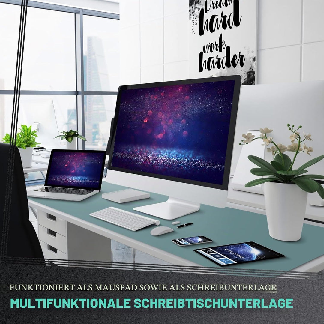 Knodel Tischunterlage, Schreibtischunterlage, 120 x 60cm PVC Tischunterlage, Laptop Tischunterlage,