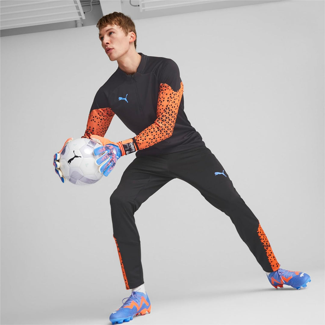 PUMA Ultra Ultimate 1 NC Torwarthandschuh hellblau / orange 11, hellblau / orange 11