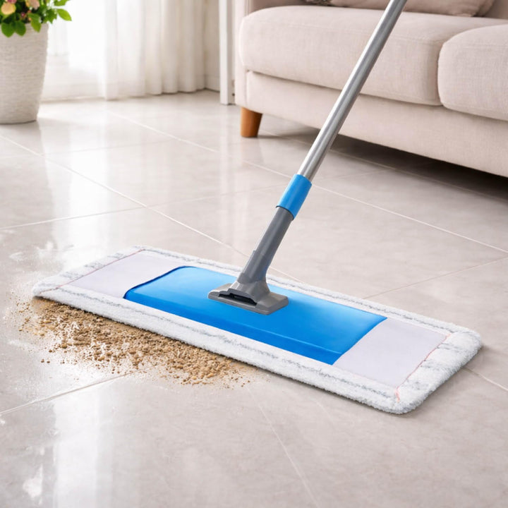 COM-FOUR® 4X Mikrofaser Ersatzbezug - Wischbezug für 42 cm Bodenwischer - Wischmopp-Bezug für alle B