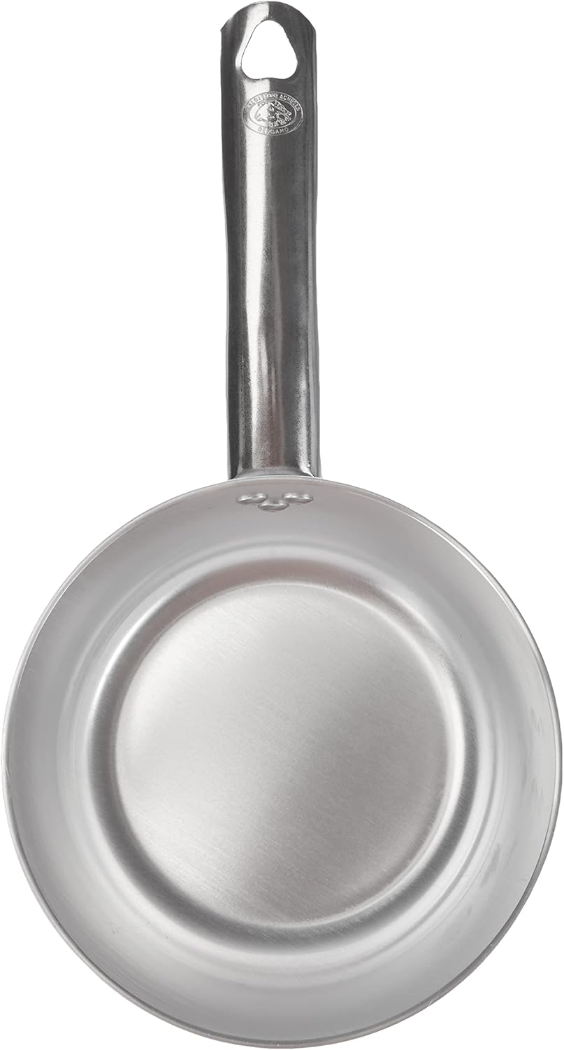 Pentole Agnelli ALMA10518 Professionelle Aluminiumpfannen 3 mm, hoher Auflauf mit Griff, 2,6 l 18 cm
