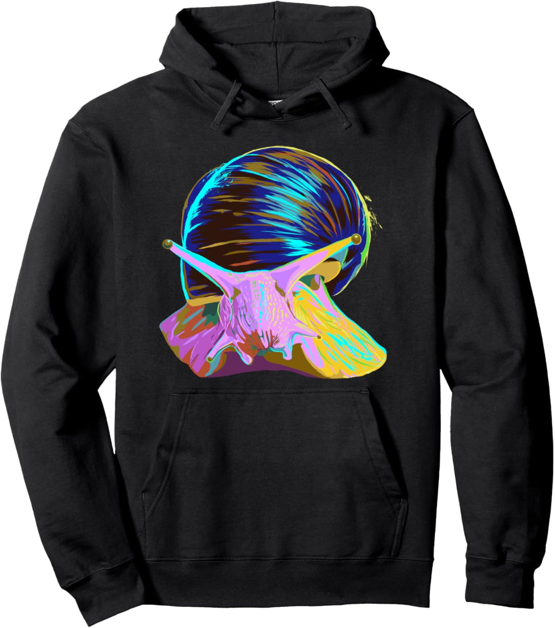 Bunte Schnecke Pullover Hoodie