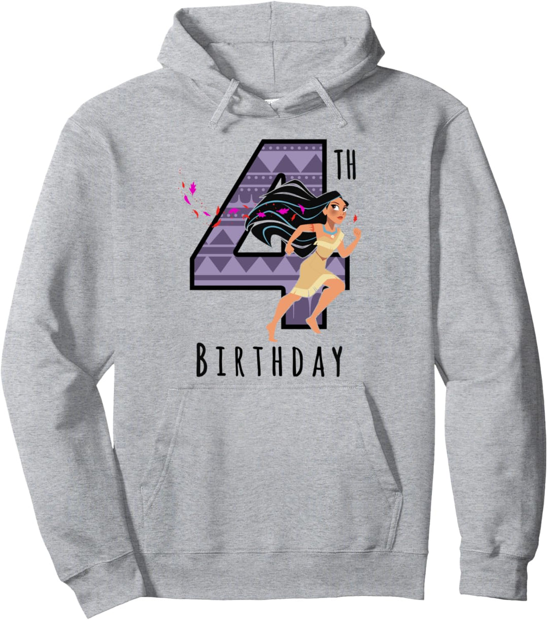 Disney Pocahontas Fourth Birthday Portrait Pullover Hoodie