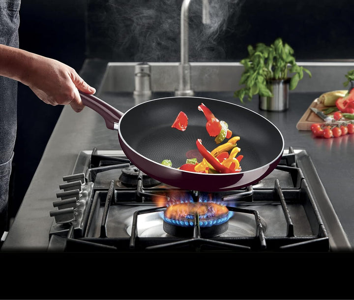 Tefal D52208 Resist Intense Bratpfanne 32 cm | Antihaftversiegelung | Flame Protect | widerstandsfäh