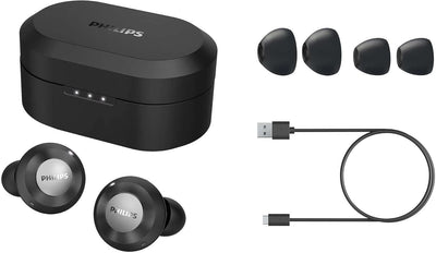 Philips T8505BK/00 In Ear Kopfhörer Bluetooth Kabellos (Hybrid Active Noise Canceling, Awareness-Mod