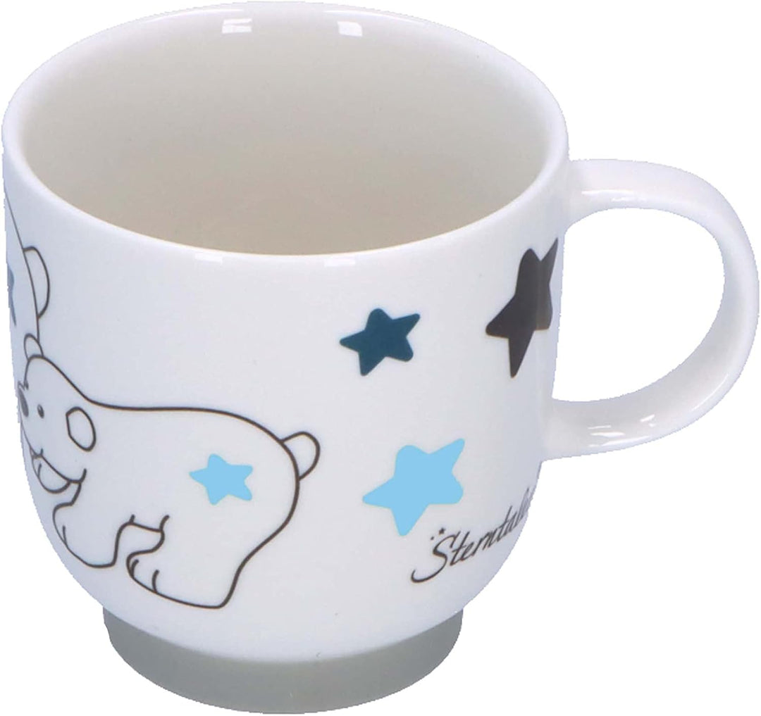 Sterntaler Baby Unisex Kindergeschirr Set Porzellan-Geschirr-Set 3-teilig Eisbär Elia - Frühstücksse