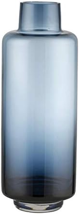 Lene Bjerre Vase Hedria, blau, Glas 11 x 11 x 30 cm Blau, 11 x 11 x 30 cm Blau