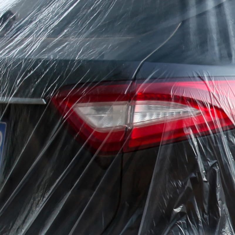 Autoabdeckung Für Den Aussenbereich 256X150 Zoll Wasserdichter Auto-Regenschutz Leichte Fahrzeugabde