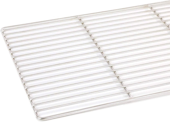 Edelstahl Grillrost 80 x 40 cm Elektropoliert