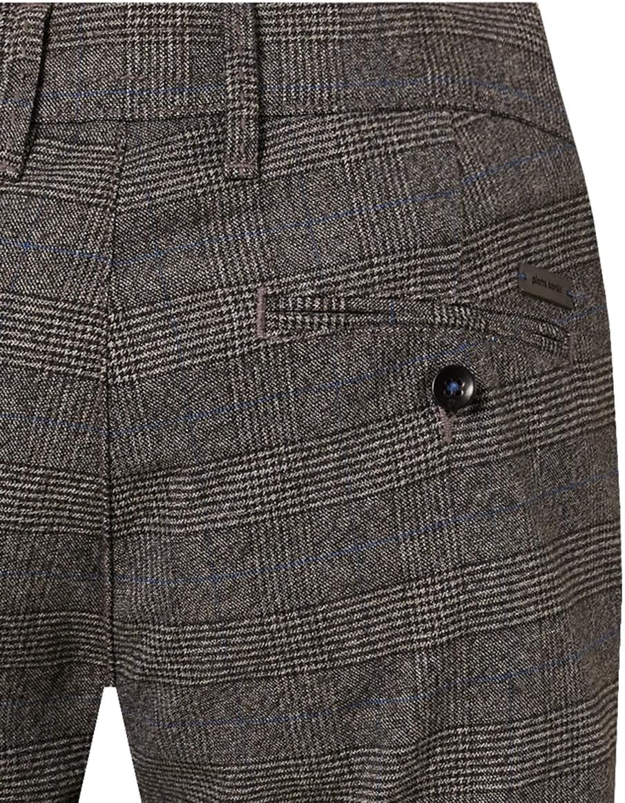 Pierre Cardin Herren Bundfaltenhose Lyon Futureflex | Männer 0 | Tapered Fit 33W / 32L Sharkgray 910