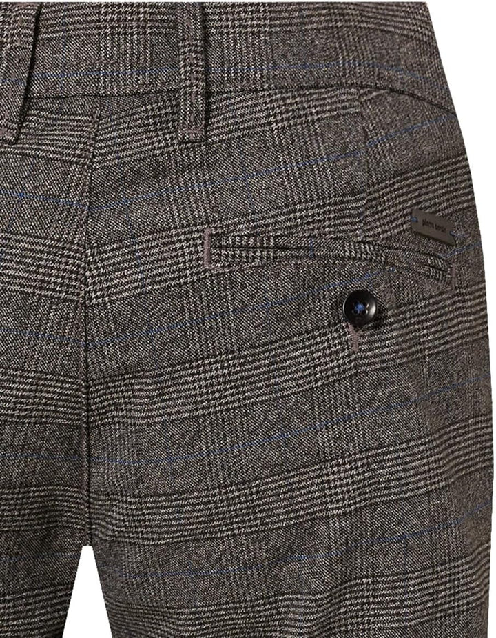 Pierre Cardin Herren Bundfaltenhose Lyon Futureflex | Männer 0 | Tapered Fit 33W / 32L Sharkgray 910