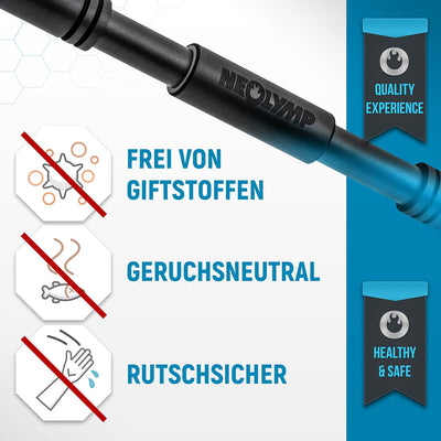 NEOLYMP Klimmzugstange Türrahmen ohne Schrauben mit Pull up Bar E-Book - Klimmzugstange verstellbar