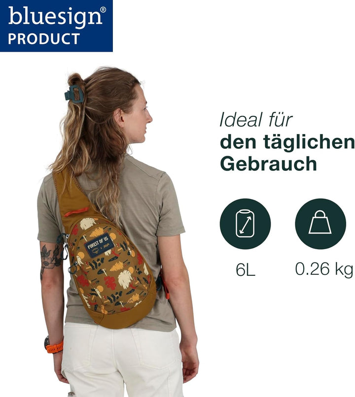 Osprey Daylite Unisex Sling Bag Magma Brown/Tungste Einheitsgrösse, Magma Brown/Tungste Einheitsgr&#