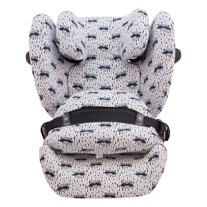 JYOKO KIDS Bezug Kompatibel mit Cybex Pallas G I-SIZE (Bezug Pallas G, RACCOON) Bezug Pallas G RACCO