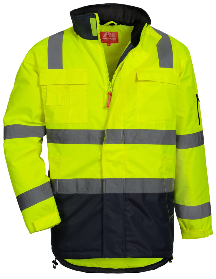 Nitras Warnschutz Parka MOTION TEX VIZ (Farbe: gelb/blau; Grösse: M)