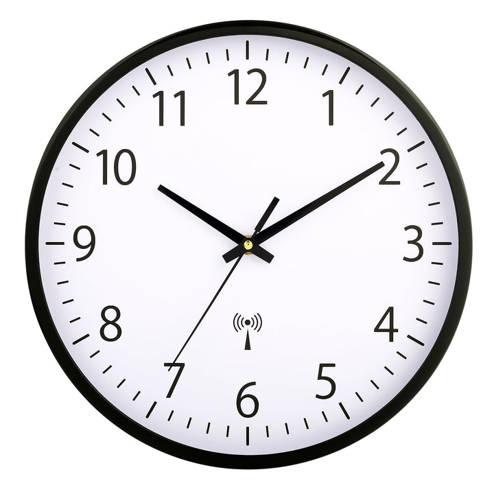 HZDHCLH Funkuhr 30 cm Grosses Ziffernblatt Wanduhr Geräuschlos,Geeignet für Schule, Zuhause, Wanddek