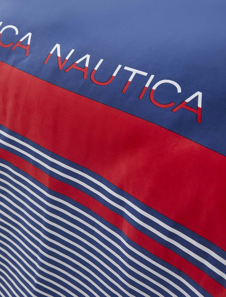 Nautica Home Drifting BETTWÄSCHE Set Satin 100% Baumwolle 155X220 + 80X80, 155x220