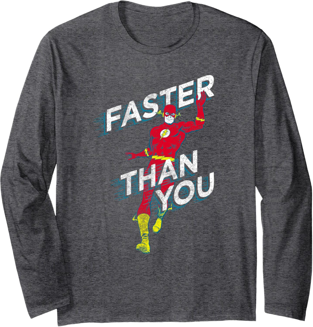 The Flash Faster Than You Langarmshirt