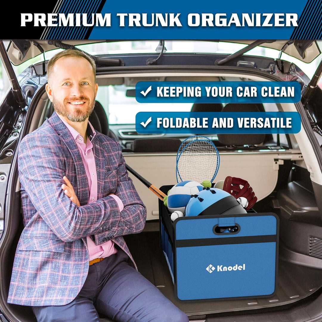 K KNODEL Kofferraum Organizer, klappbarer Kofferraum-Speicher, Automobilkonsolen und Organizer, Koff