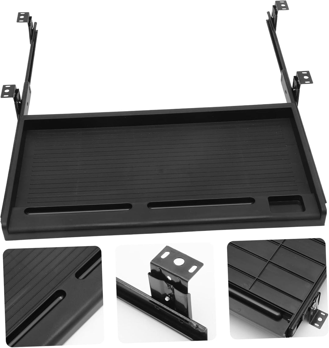 VANZACK Ergonomische Tastaturablage Untertisch aus Robustem Material Ausziehbare Schublade für PC Ta