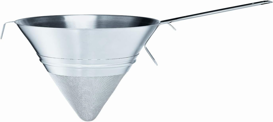 RÖSLE Gaze Sieb, Hochwertiges Sieb zum Passieren von Saucen und Suppen, Edelstahl 18/10, Spülmaschin