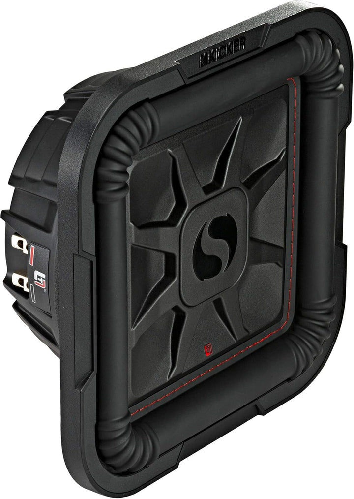 KICKER L7T102 | 25 cm (10') Square-Subwoofer - 1000/500 Watt MAX/RMS | 2X 2 Ohm Doppelschwingspule