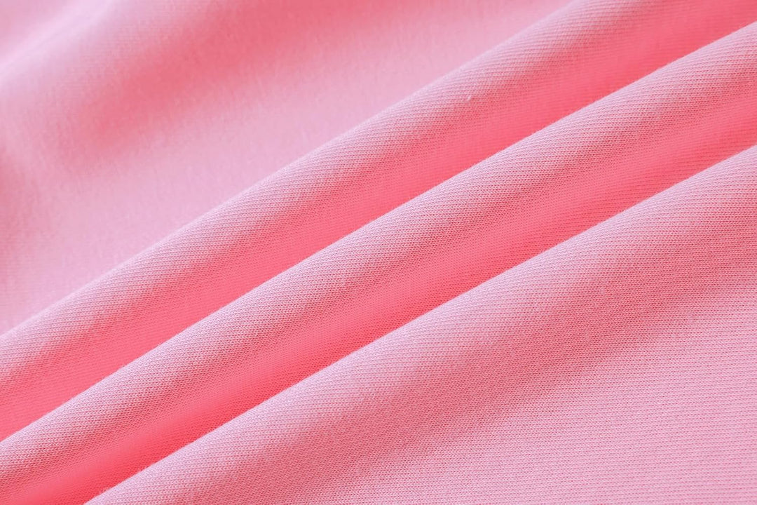 Pullover mit Rundhalsausschnitt aus Baumwolle, Langarm, für Jungen und Mädchen 3 Jahre Rosa, 3 Jahre