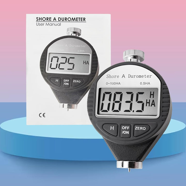 GAIN EXPRESS Hand Shore-A-Härte-Meter Prüfvorrichtung bewegliche Digital LCD Display Durometer 0~100