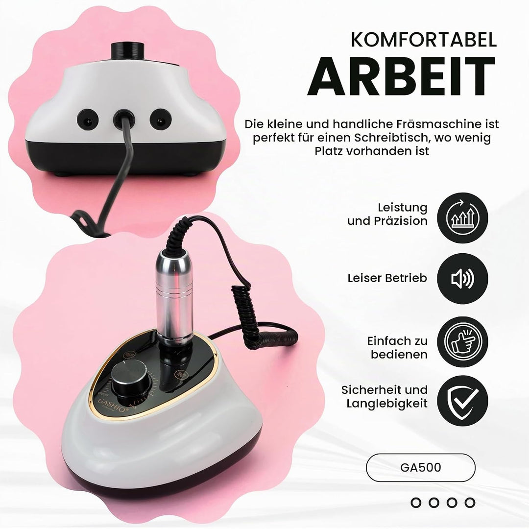 Nagelfräser für Gelnägel | Nail Drill 65W | Elektrische Nagelfeile | Maniküre Pediküre Set Elektrisc