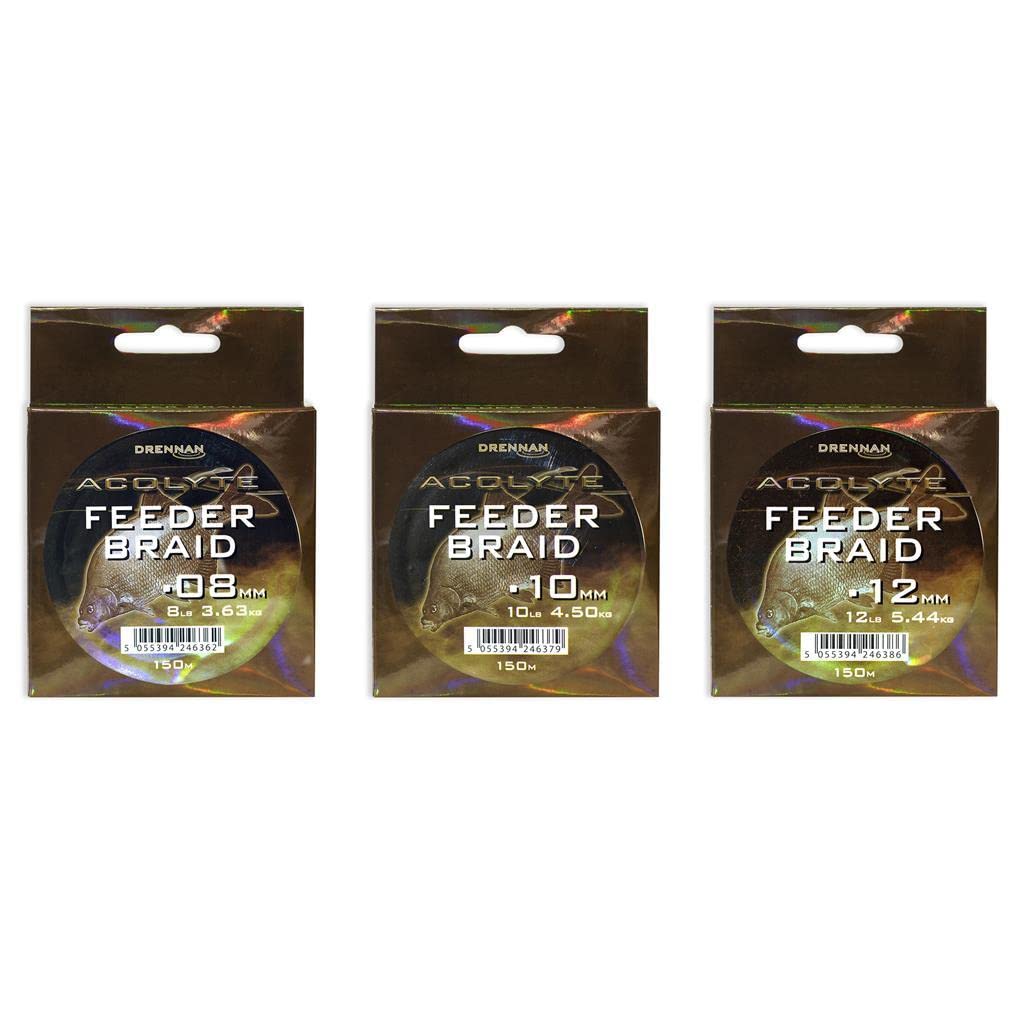 Drennan Acolyte Feeder Braid 150 m Spule 0.10mm, 0.10mm