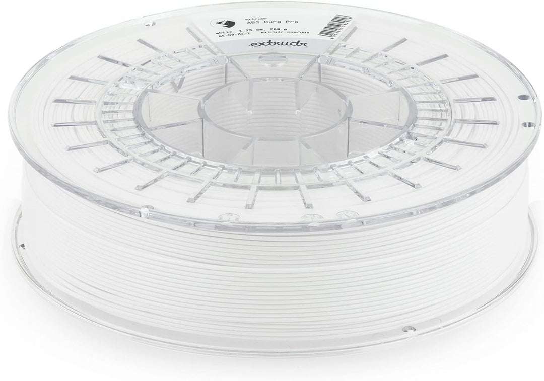 extrudr® DuraPro ABS ø1.75mm (750gr) 'WEISS/WHITE' - 3D Drucker Filament - Made in Austria